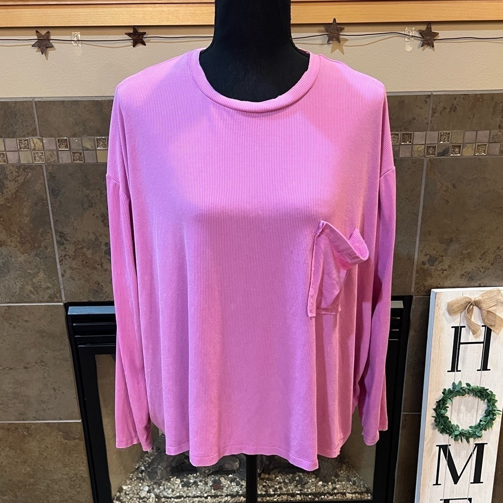 Dolman sleeve slouchy top from Zenana, size L/XL